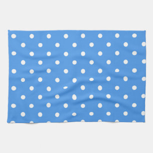 Polka dot pattern tea towel