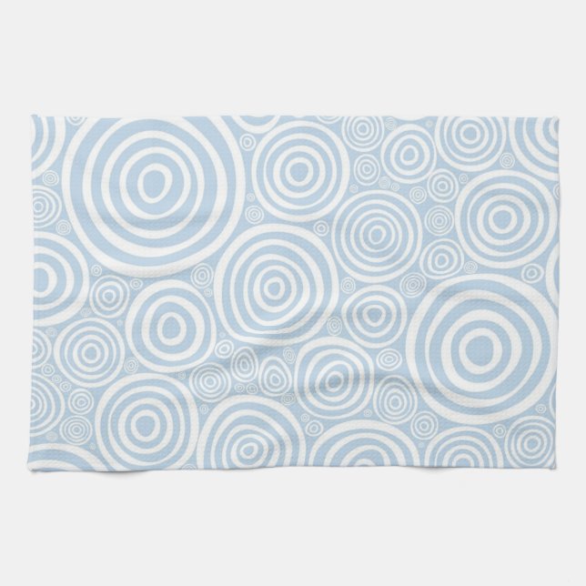 Polka dot pattern tea towel (Horizontal)