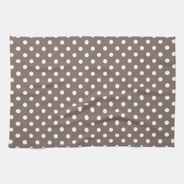 Polka dot pattern tea towel (Horizontal)