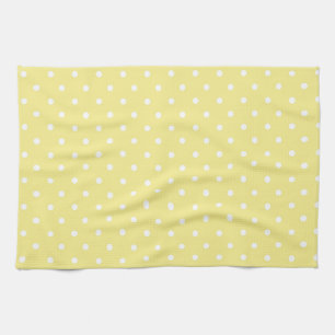 Polka dot pattern tea towel