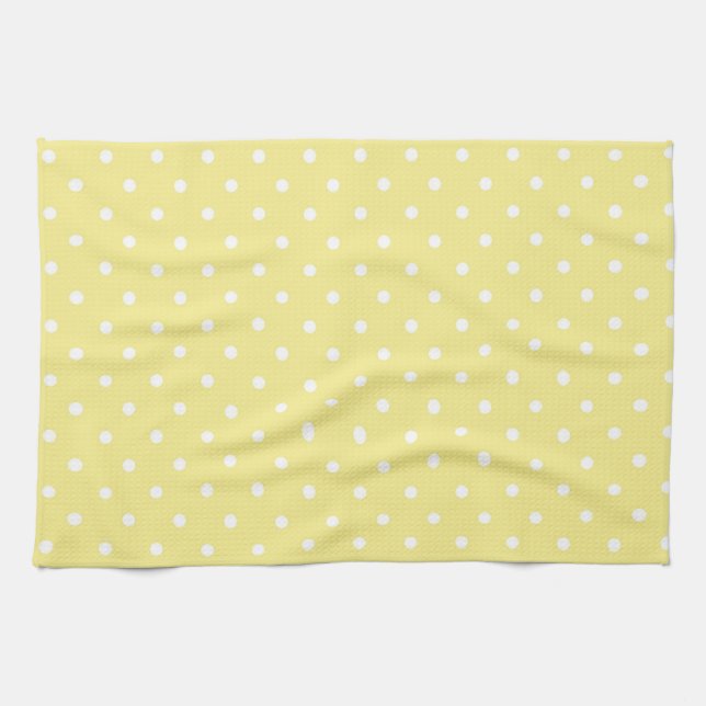 Polka dot pattern tea towel (Horizontal)