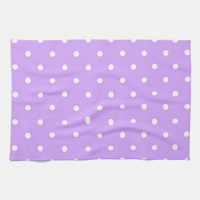 Polka dot pattern tea towel (Horizontal)