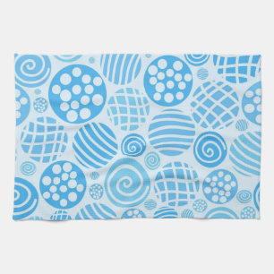 Polka dot pattern tea towel