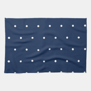 Polka dot pattern tea towel