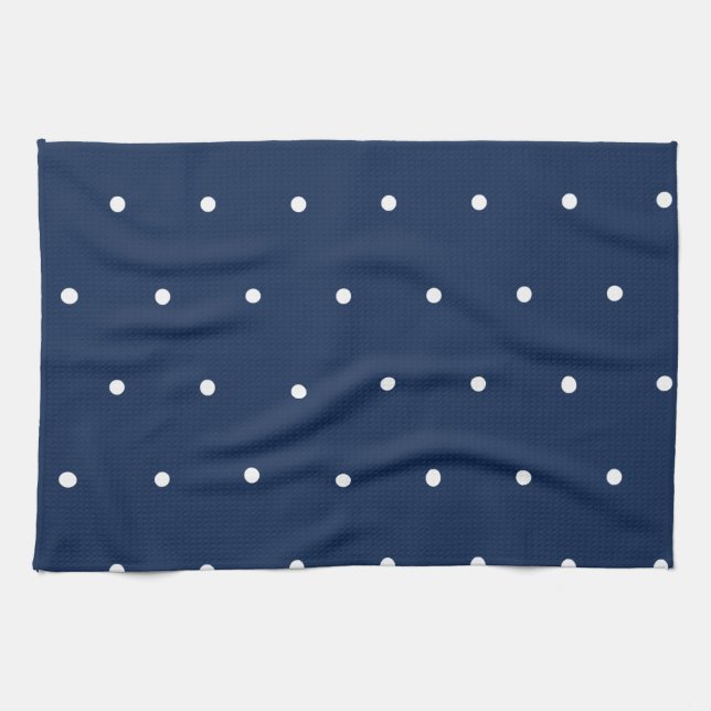 Polka dot pattern tea towel (Horizontal)