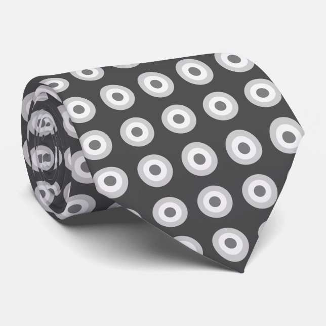 Polka Dot Pattern Tie (Rolled)