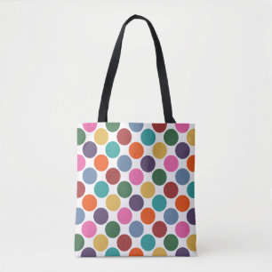 Polka Dot Pattern Tote Bag