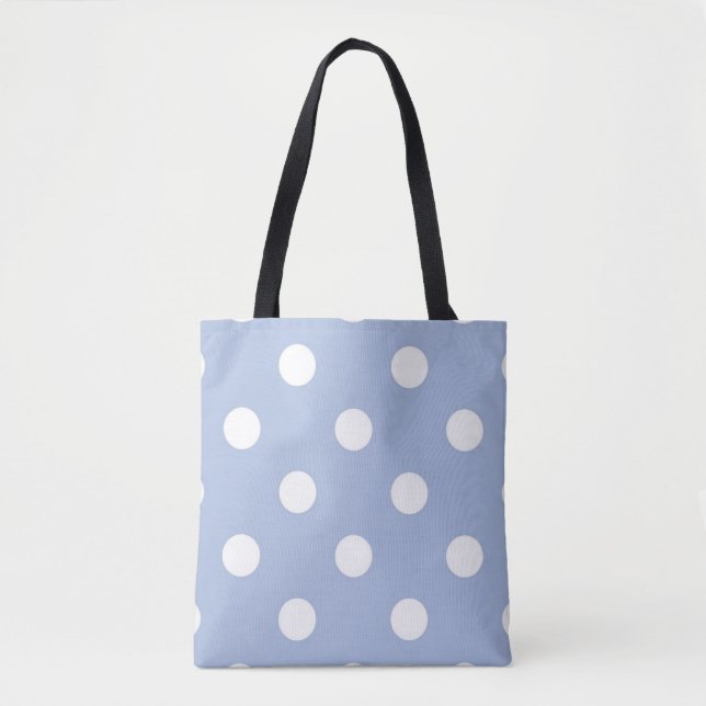 Polka dot pattern tote bag (Front)