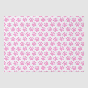 Polka Dot Paw Prints  Tissue Paper