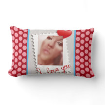 Polka Dot Personalised Valentines Day Photo