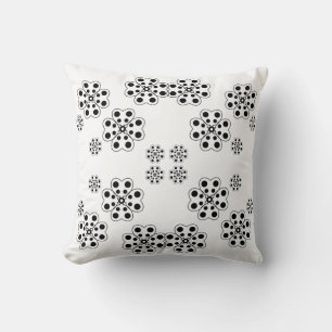Polka Dot Petals Pattern Cushion