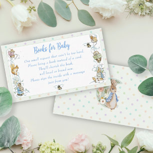 Polka Dot Peter the Rabbit Books for Baby Enclosure Card