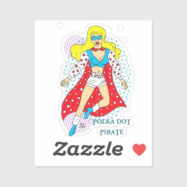 Polka Dot Pirate - Public Domain Super Hero  (Sheet)