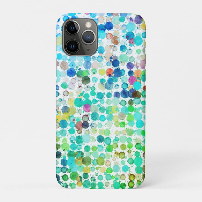 Polka Dot Pixly Case-Mate iPhone Case (Back)
