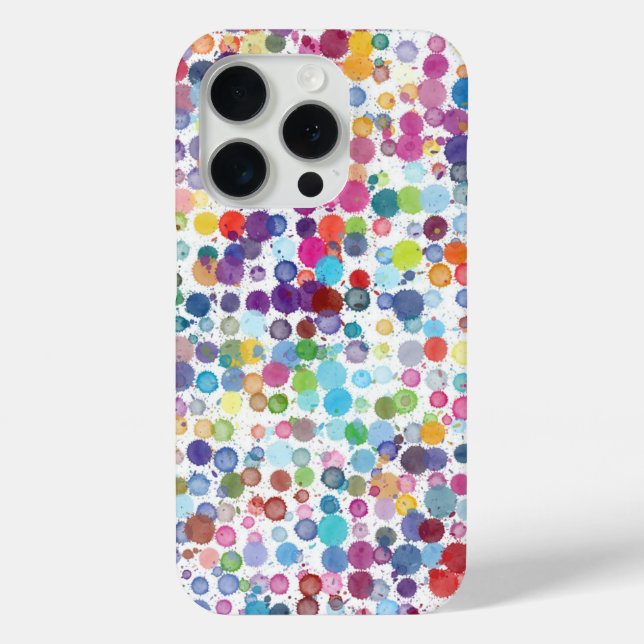 Polka Dot Pixly Phone Case (Back)