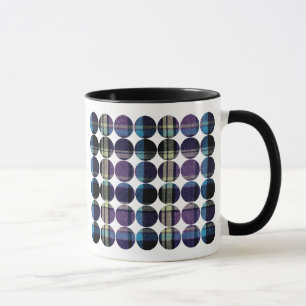 Polka Dot Plaid (dark) Mug