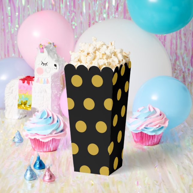 Polka Dot Popcorn Favour Box (Party)