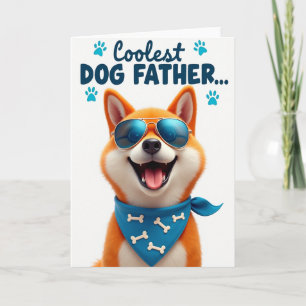 Polka Dot Pup Portrait Card