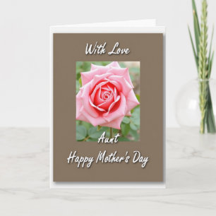 Polka Dot Rose Happy Mothers Day Card