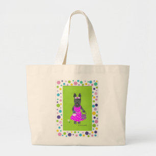 POLKA DOT SCOT LARGE TOTE BAG