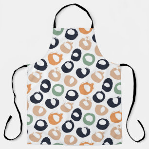 Polka dot seamless pattern. Vintage illustration. Apron