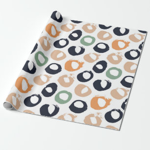 Polka dot seamless pattern. Vintage illustration. Wrapping Paper
