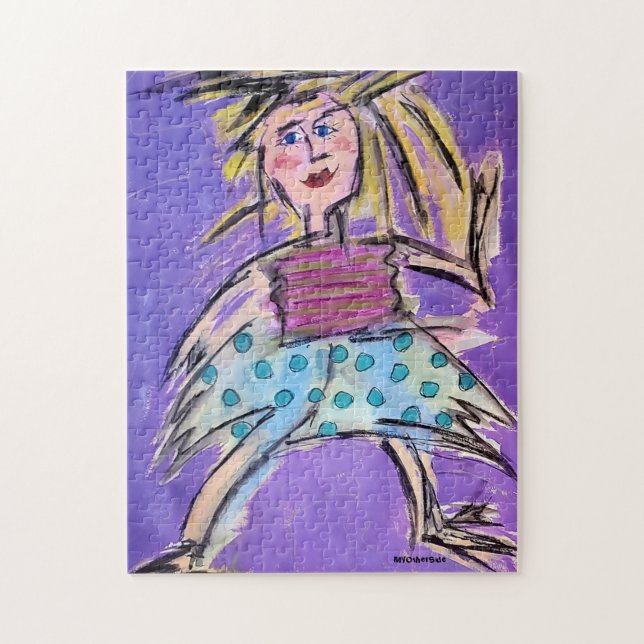 "Polka Dot Skirt" Puzzle (Vertical)