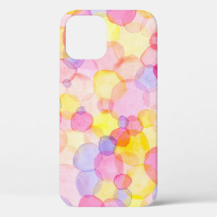Polka Dot Splash: Colourful Watercolor iPhone 12 Case