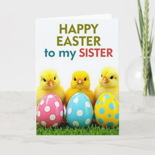 Polka Dot Spring Scene Card