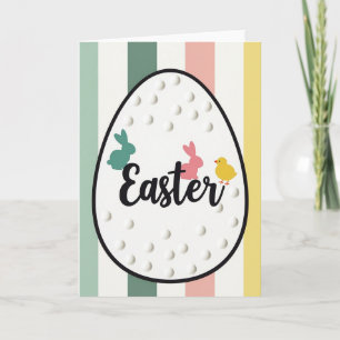 Polka Dot Spring Season Card