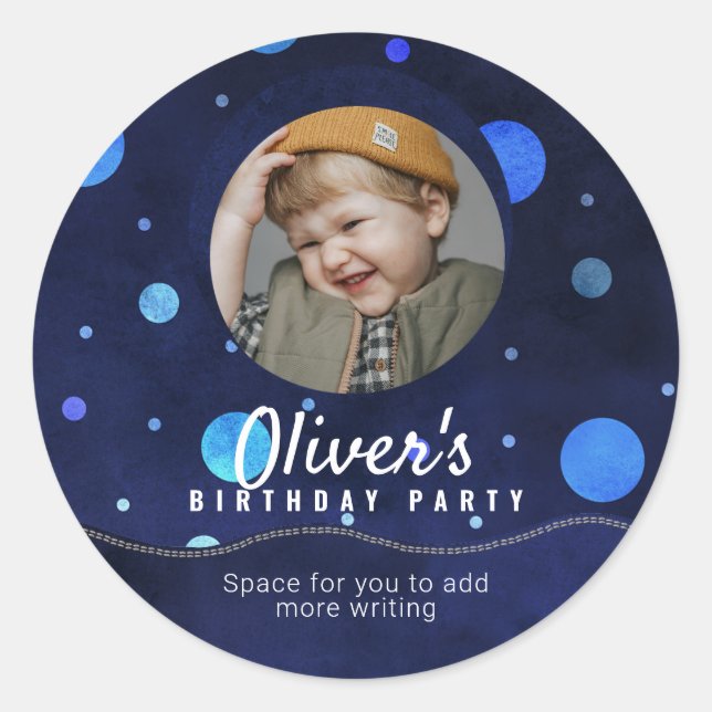 Polka-dot stickers for kids (Front)