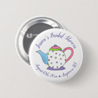 Polka Dot Teapot Afternoon Tea Bridal Baby Shower