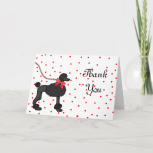 Polka dot Thank You Card