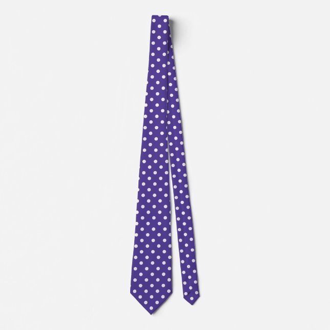 Polka Dot Ties Purple And Pink Colours Pattern (Front)