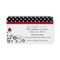 Polka Dot Trimmed Lady Bug Business Cards
