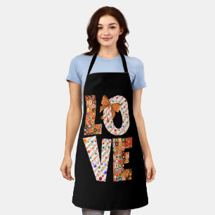 Polka Dot Valentine's Day Apron