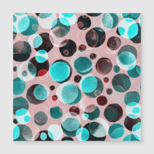 Polka dot watercolor, abstract pattern.