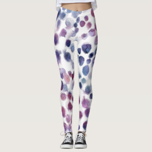 Polka Dot Watercolor: Geometric Seamless. Leggings