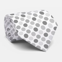 Polka dots, all shades of grey