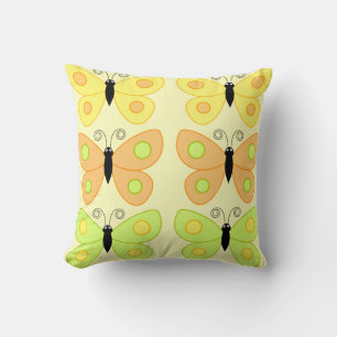Polka Dots and Butterflies Cushion