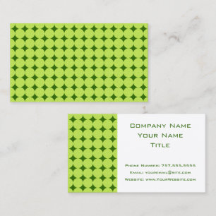 Polka Dots and Diamonds by Shirley Taylor Business Card