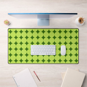 Polka Dots and Diamonds by Shirley Taylor Desk Mat