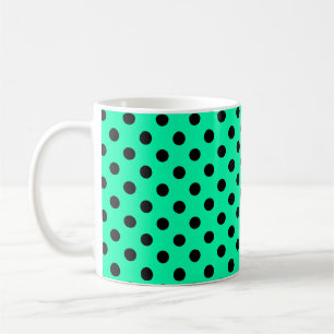 Polka Dots - Black Dot Coffee Mug