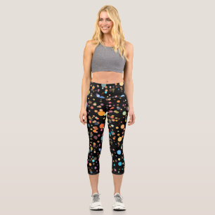 Polka Dots Capri Leggings