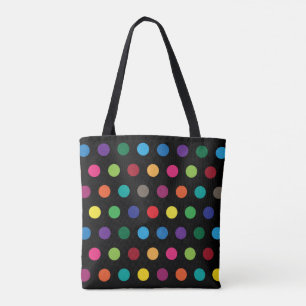Polka Dots Colorful Tote Bag