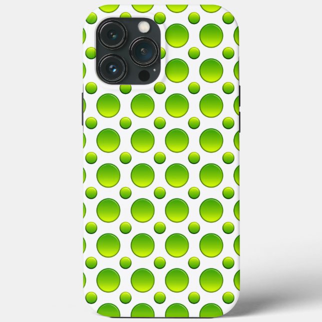 Polka dots green element Case-Mate iPhone case (Back)