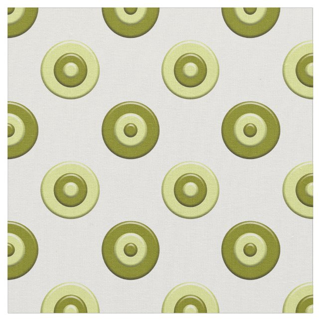 Polka dots green element fabric (Close Up)