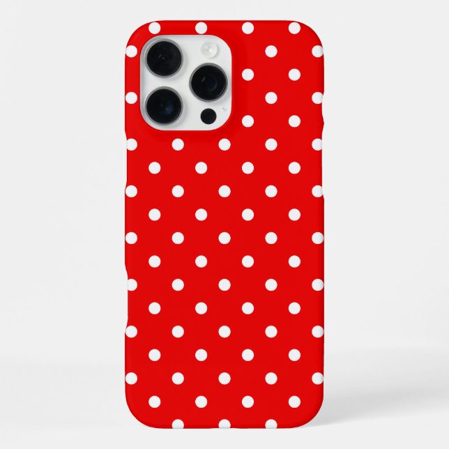 Polka dots iPhone case (Back)