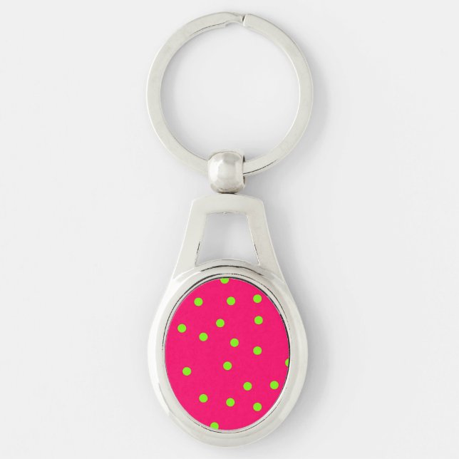Polka dots key ring (Front)