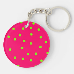 Polka dots key ring